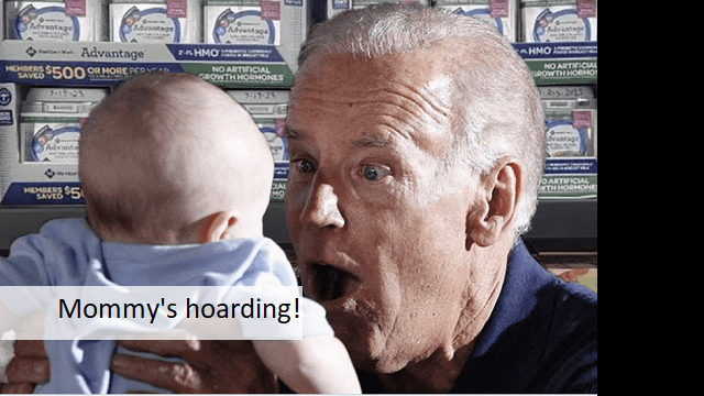 MONSTERS: Biden White House Blames American Moms For Baby Formula Shortage, ‘They’re HOARDING’ thumbnail