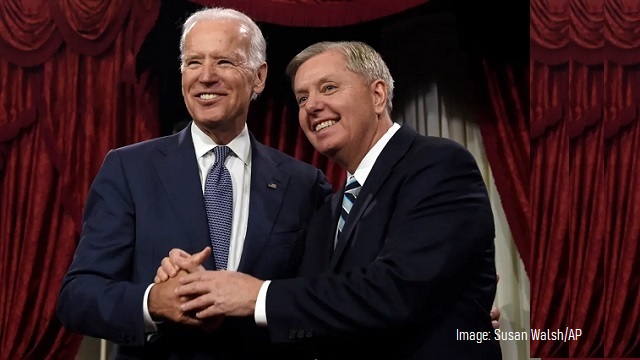 LISTEN: Audio Of Lindsey Graham Saying Biden Is ‘Best Person’ To Lead The Country thumbnail