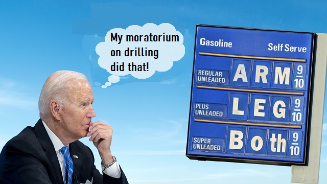Biden Soaring Gas Prices Are Part Of Green Agenda—Gas Stations Adding Extra Digit Expecting $10 a Gallon for Gasoline thumbnail
