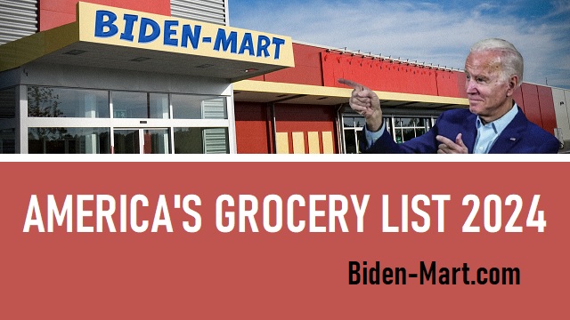 New Website ‘Biden-Mart’ Shows Americans the True Costs for Everyday Items under Biden thumbnail