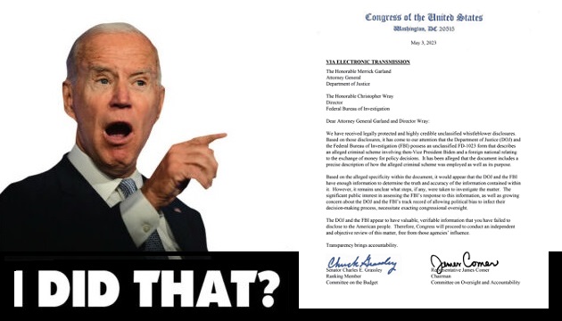 WHISTLEBLOWER: Joe Biden Engaged In ‘Bribery Scheme With a Foreign National’, ‘Money for Policy Decisions’ thumbnail