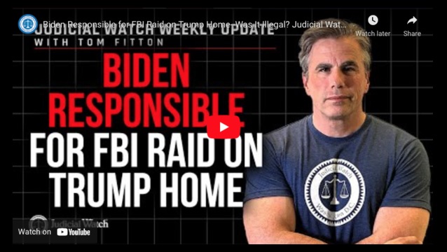 VIDEO: Biden Responsible for FBI Raid on Trump Home–Was It Illegal? thumbnail