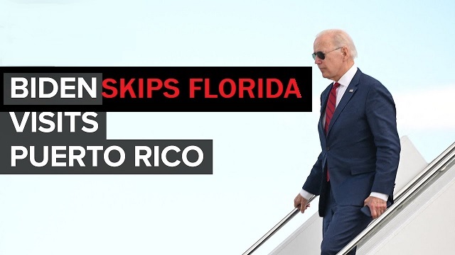 NOT FLORIDA: Biden Goes to Puerto Rico to Assess Hurricane Damage, Announces $60 Million Relief Plan thumbnail