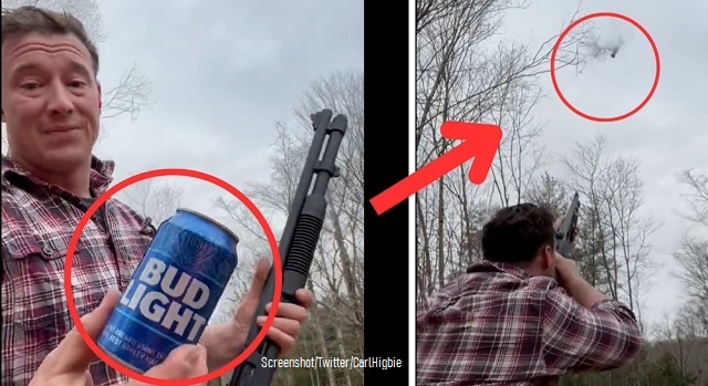 Newsmax Host Uses 12-Gauge Shotgun To Show Bud Light How He Really Feels thumbnail