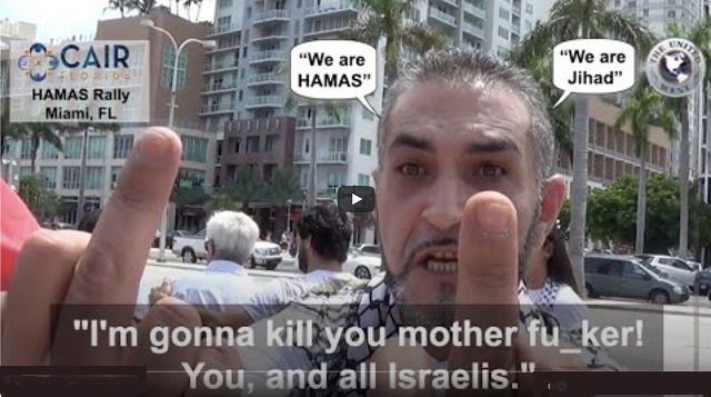 VIDEO: Remembering the July 20, 2014 CAIR ‘We are Jihad. We are HAMAS’ Rally in Miami, Florida thumbnail