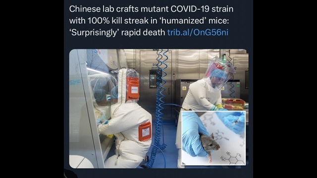 No Charges Filed Against Illegal Chinese Bio-Lab in California As New 100% Deadly Lab-Created Diseases Emerge thumbnail
