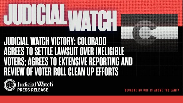 Victory: Colorado Agrees to Settle Lawsuit over Ineligible Voters; Agrees to Extensive Reporting and Review of Voter Roll Clean Up Efforts thumbnail