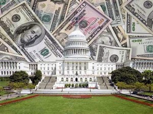 Capitol with Dollars