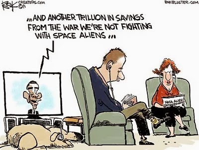 Cartoon - Tuning Out Obama