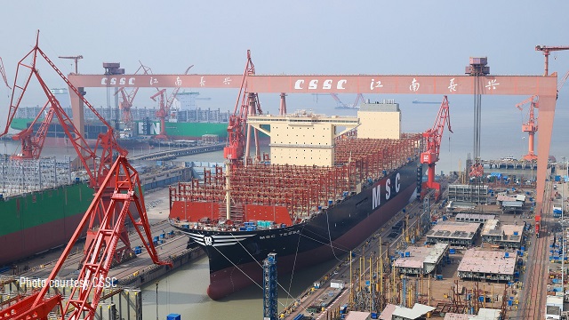 China Launches World’s Largest Container Ship thumbnail