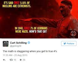 Curt Schilling islam tweet