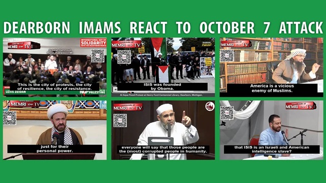 TV COMPILATION – Dearborn And Detroit Imams And Protests Prior To And Following October 7 Hamas Attack thumbnail