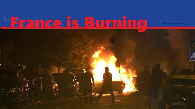 France is Finished: Rioters Burn Down Largest Library in France, 1,000 Buildings Burnt, 5,600 Vehicles Destroyed thumbnail