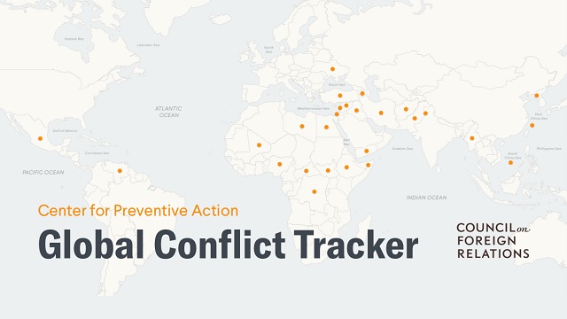 The Greatest Number of Global Conflicts are in Asia, Middle East, North Africa and Sub-Saharan Africa thumbnail