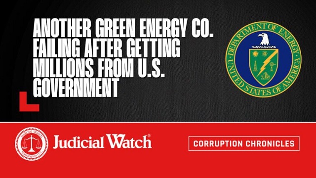 Another Green Energy Co. Failing after Getting Millions from U.S. Government thumbnail