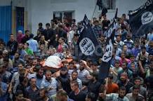 ISIS Flags at Gaza Funeral