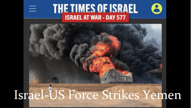 FAFO: Joint Israel-US Force Strikes Yemen in Retaliation for Houthi Attack on Israeli Airport thumbnail