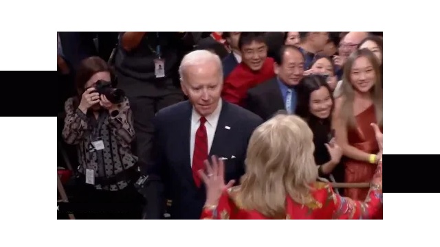 VIDEO: Jill Biden Blocks Alleged President From Reporters, Forbids Him to Dance thumbnail