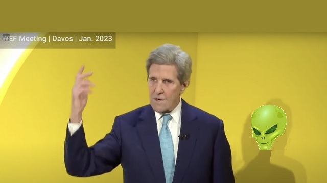 Unhinged in Davos: Kerry Likens Self to ‘Extraterrestrial’ Here to ‘Save the Planet’ thumbnail