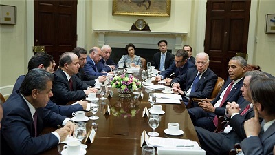 KRG Delegation meets with resident Obama VO Biden and National Security Council May 2015