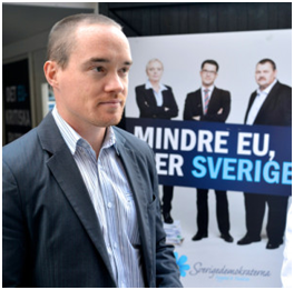 Kent Ekeroth, Sweden Democrat Jewish deputy