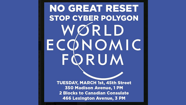 EXCLUSIVE COVERAGE OF: Stop World Economic Forum GREAT RESET/End Covid Fraud Rally in NYC thumbnail