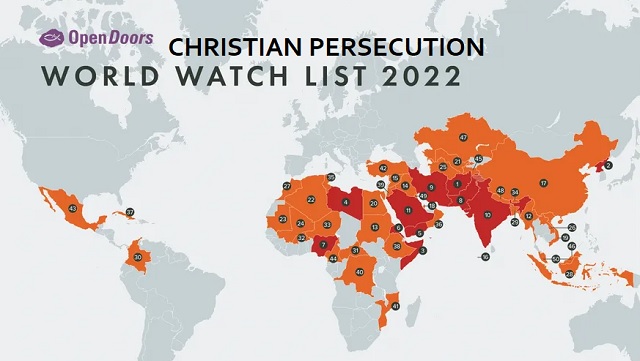 Eight of the Top Ten Countries that are Persecutors of Christians are Majority-Muslim thumbnail