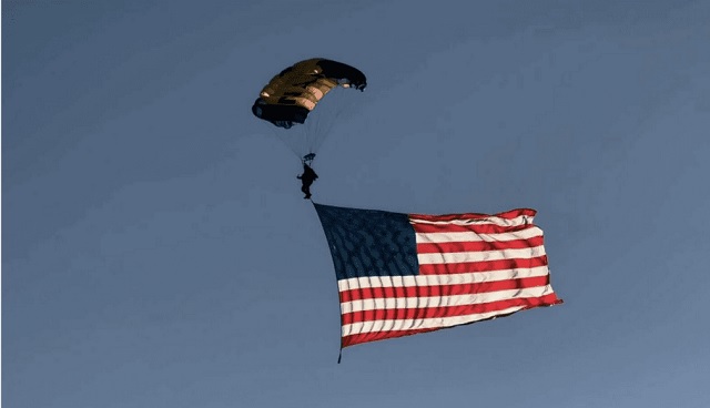 Pentagon Asks Troops to Stop Displaying Big U.S. Flags thumbnail