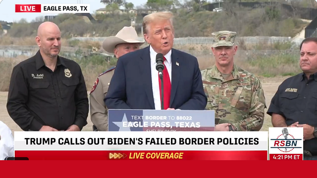 EAGLE PASS, TEXAS: President Donald J. Trump ‘We’re going to take care’ of the dangerous border! thumbnail