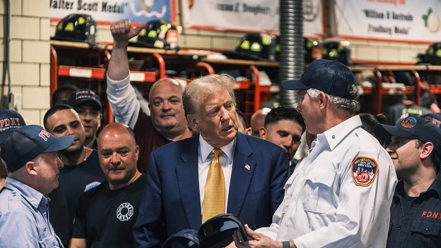 FIREFIGHTERS TO TRUMP: ‘Sir, Save Us Please!’ … ‘You gotta win!’ thumbnail