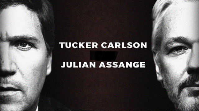VIDEO: Tucker Interviews Julian Assange at the Infamous Belmarsh Prison. thumbnail
