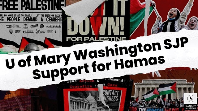 University of Mary Washington Students for Justice in Palestine Justify Hamas Massacre thumbnail