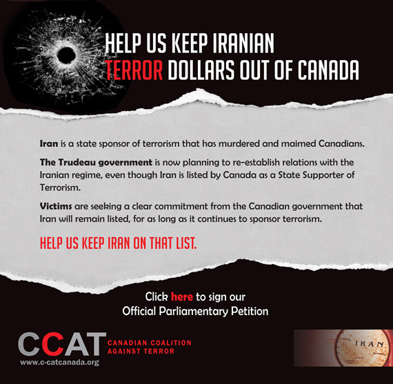 ccat petition to keep iran on terror list