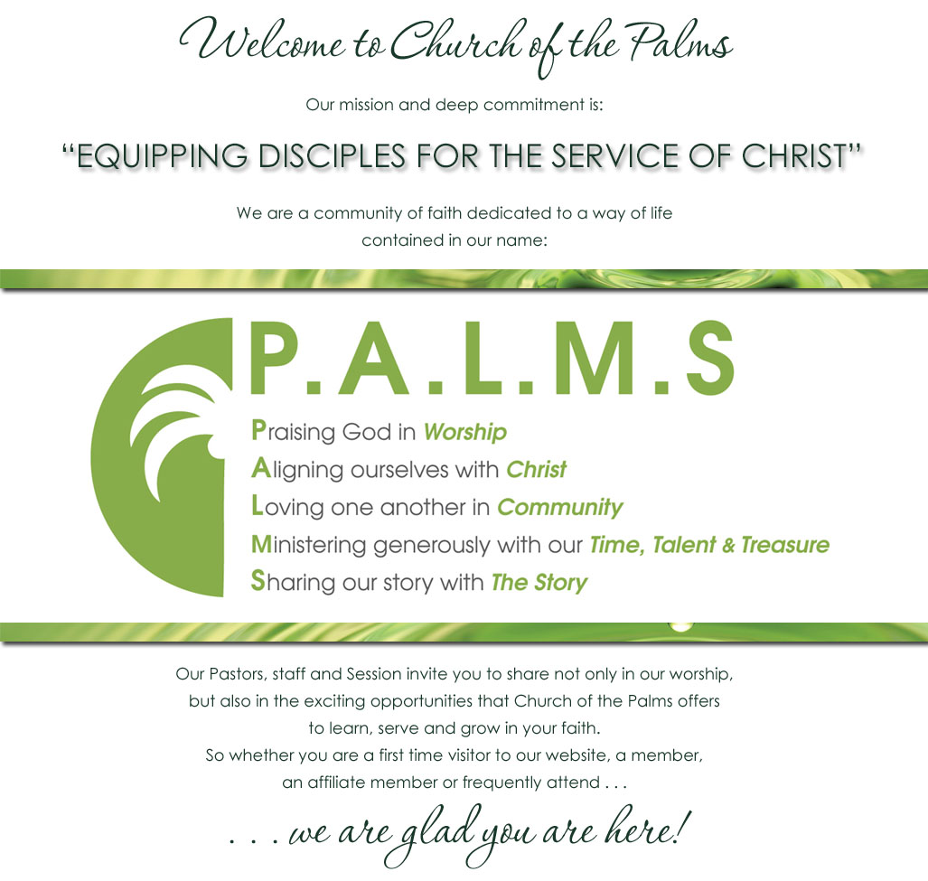 church of palms mission statement