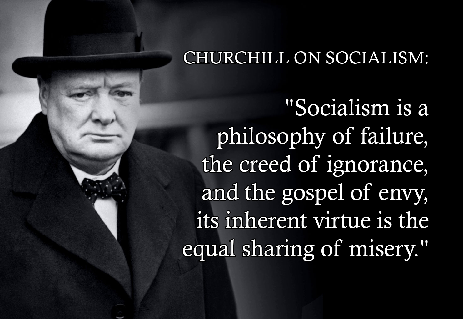 churchill quote on socialism