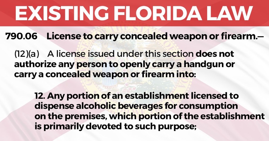 florida concealed carrry law