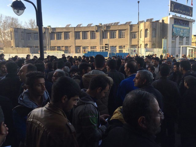 iran protest people in street