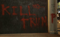 kill trump grafiti