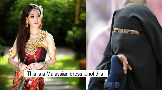 malasian dress burka