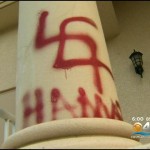 miami synagogue hamas swastika