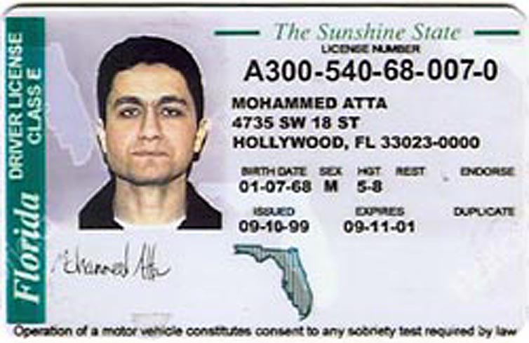 mohammed atta driver license florida