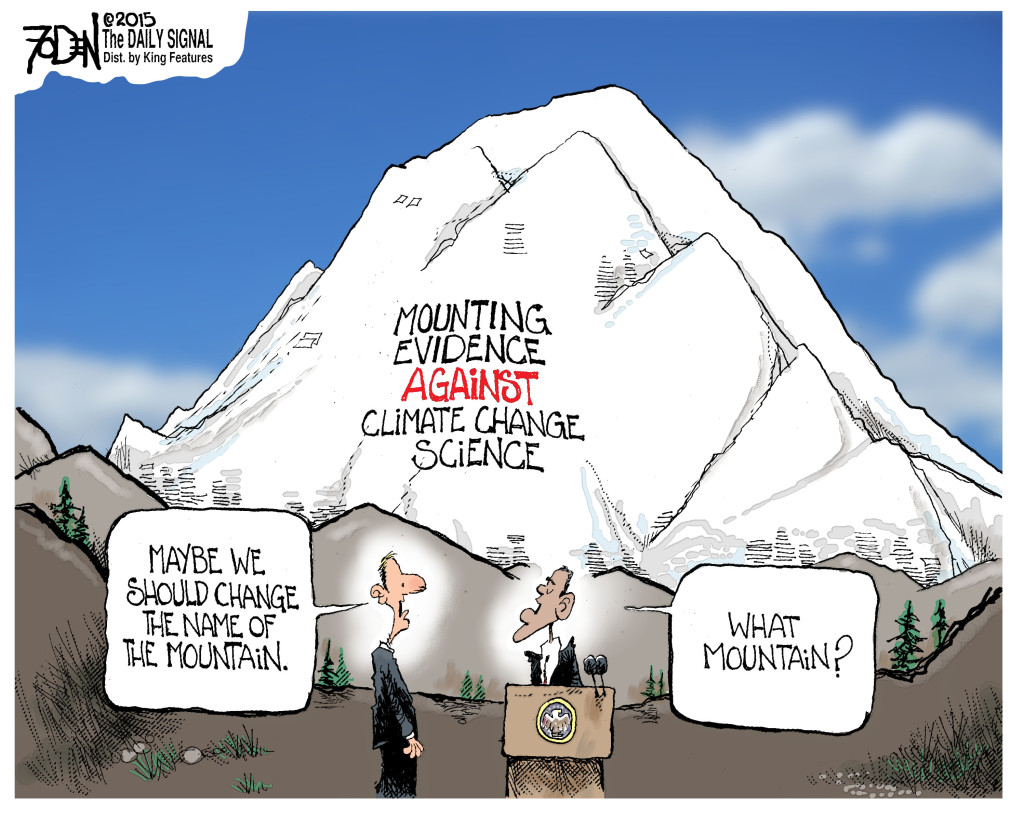 mountain of climate evidence obama