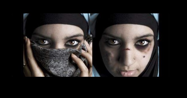 muslim woman violence
