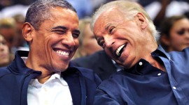obama biden laughing