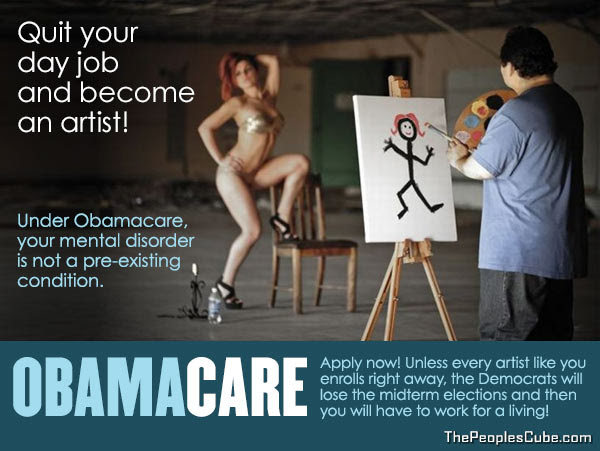 obamacare be an artist peoples cube
