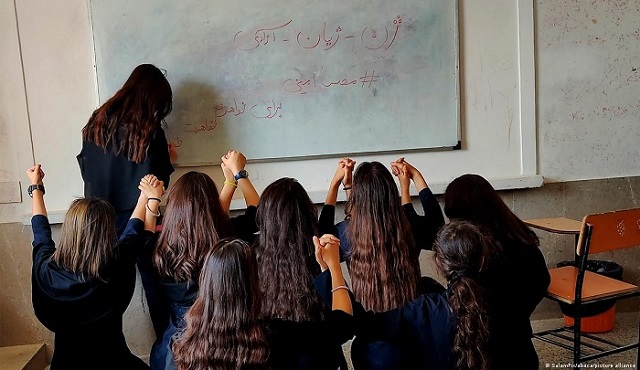 Islamic Republic of Iran: Security forces target girls school, fire tear gas as girls clash with staff thumbnail