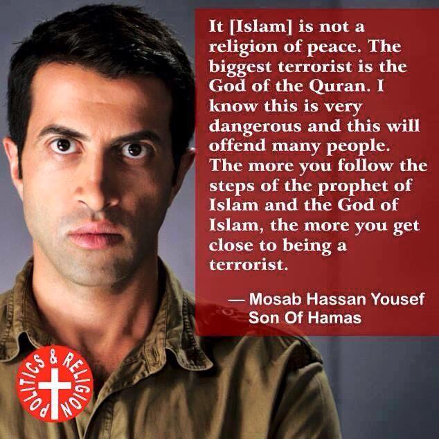 son of hamas quote on islam