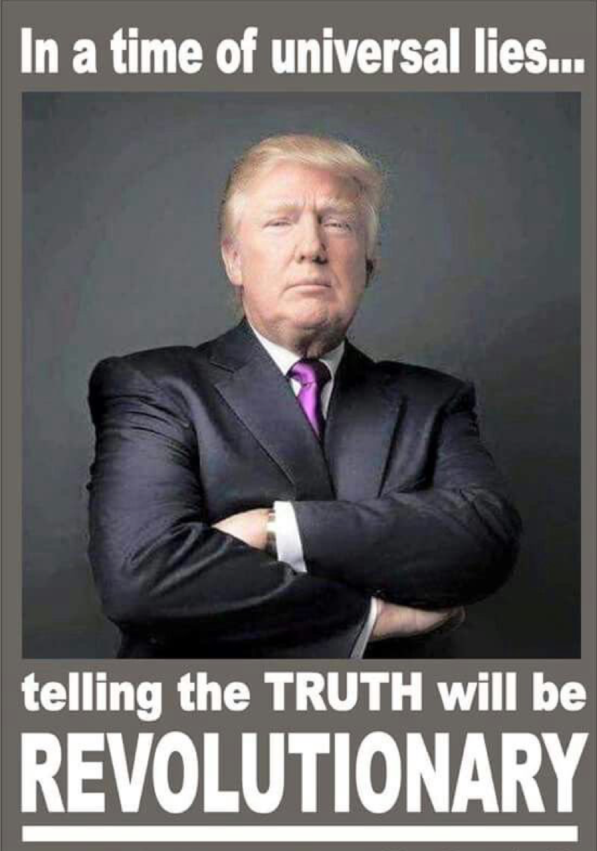 trump truth poster