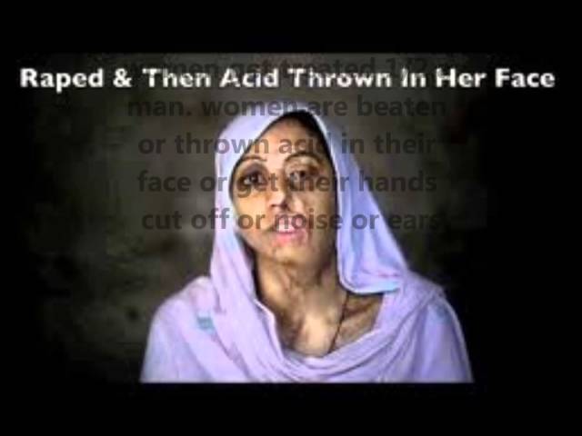 woman raped acid face